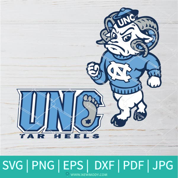 UNC Logo SVG - Tar Heels logo SVG - North Carolina football team Svg