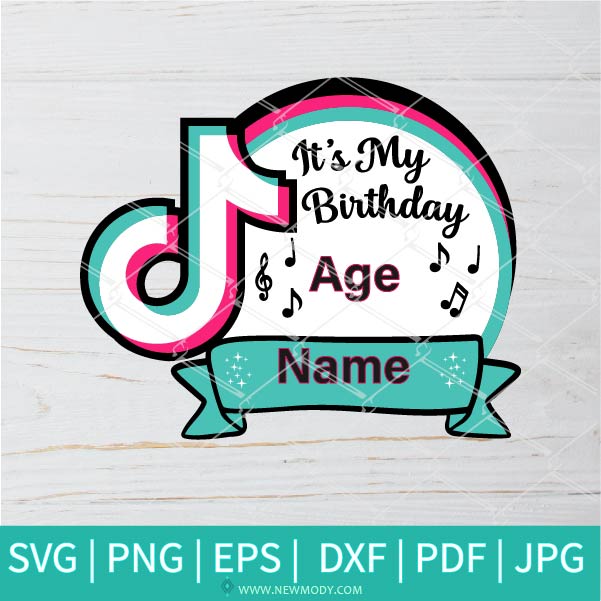 Download Birthday Template Layered Svg It S My Birthday Svg Musical Birthda