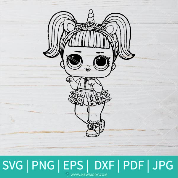 Free Free 332 Coloring Lol Doll Svg SVG PNG EPS DXF File