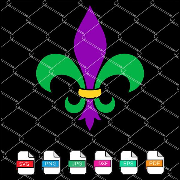 Download Distressed Fleur De Lis Svg Mardi Gras Svg