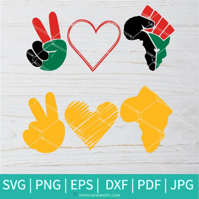 Peace love Juneteenth SVG - freedom Svg - Love Svg ...
