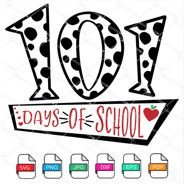 101-days-of-school-svg