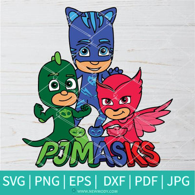 PJ Masks SVG - Catboy SVG - Owlette SVG -Gekko SVG