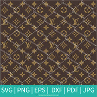 Louis Vuitton Pattern SVG - Colorful Louis Vuitton Pattern Vector- LV ...