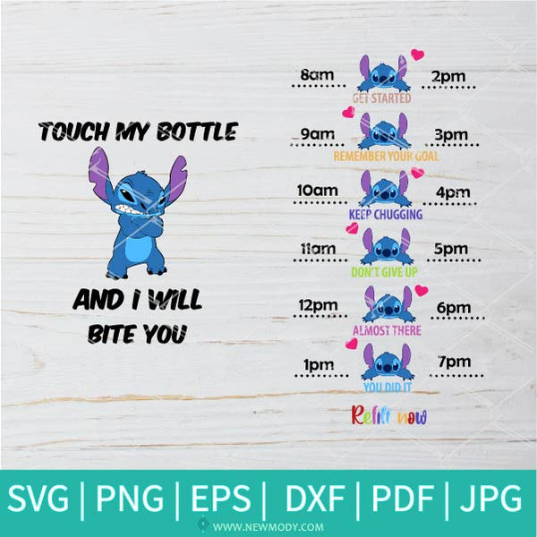 Download Touch My Bottle And I Will Bite You SVG - Stitch SVG ...