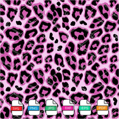 Download Pink Cheetah Print Svg Leopard Print Svg Pink Leopard Pattern Svg