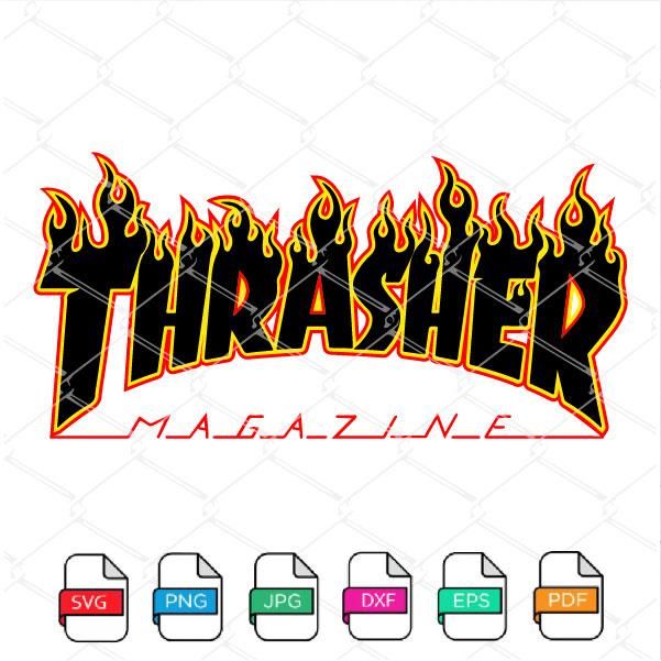 Thrasher Flame SVG - Thrasher Magazine SVG