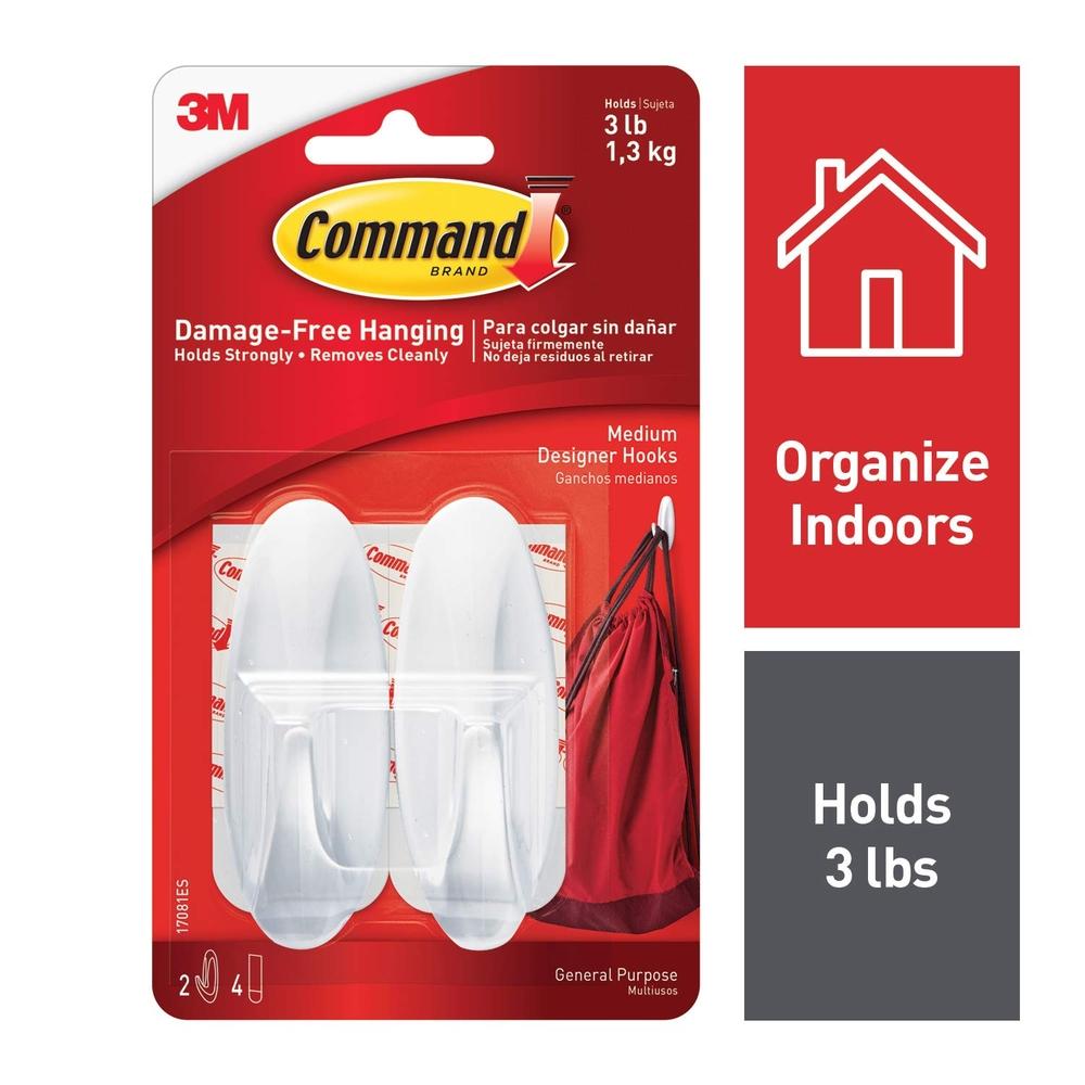Command™ Small Designer Hooks 17082