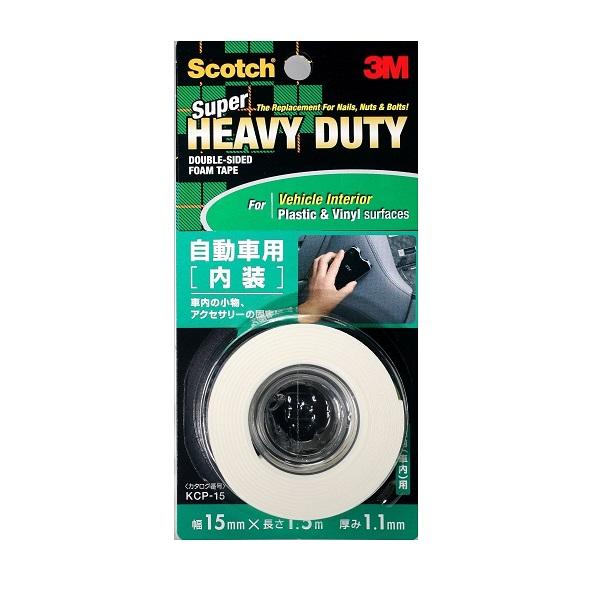 3M SCOTCH HEAVY DUTY DOUBLE SIDED FOAM TAPE KHR-19 (HEAT RESISTANT