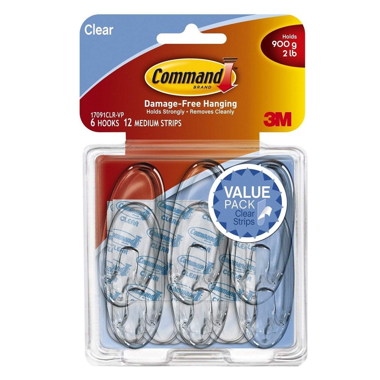 3M COMMAND WIRE HOOKS 2 HOOKS 4 MEDIUM STRIPES – Samima