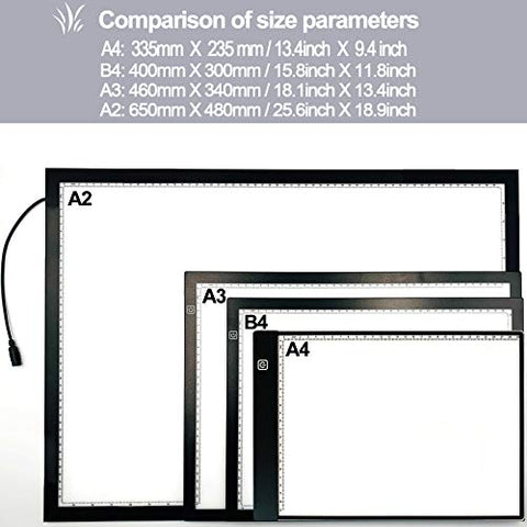 A2 Size Light Pad for Diamond Art