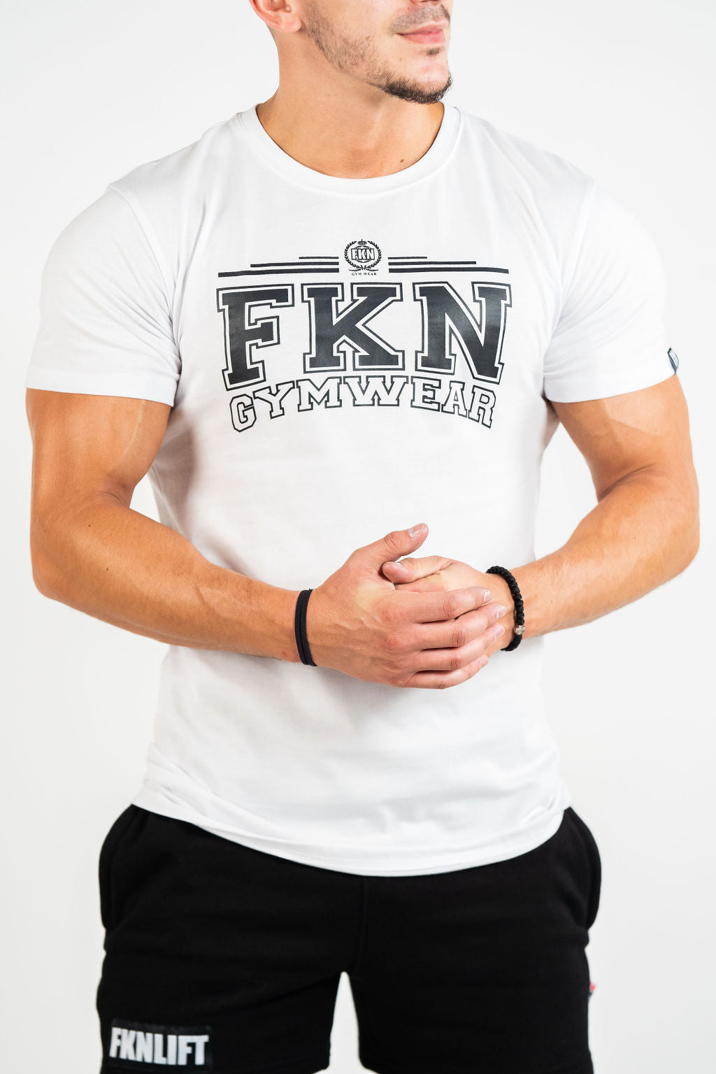 Image of Varsity | Men's Gym T-Shirt | White