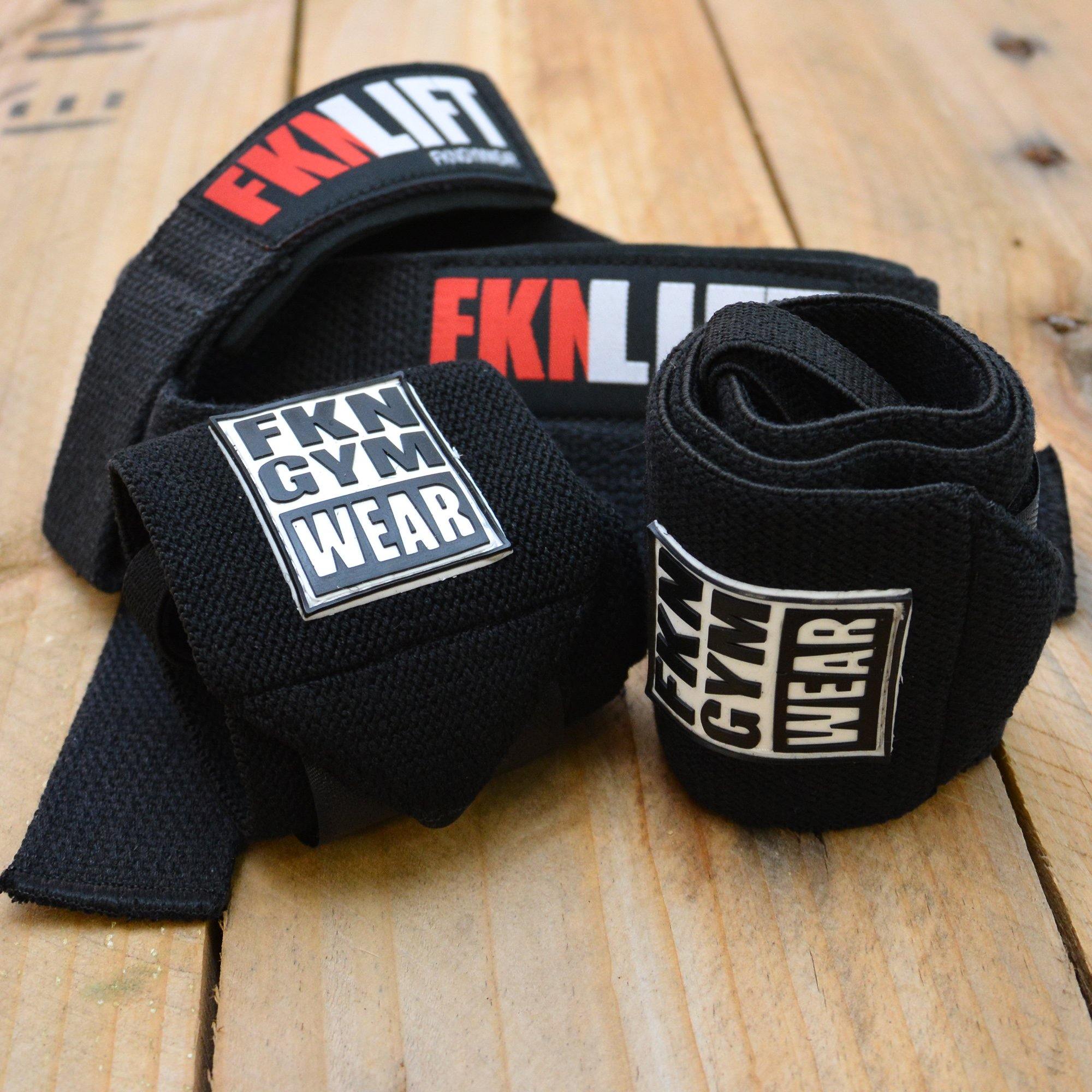 Image of Lifting Straps & Wrist Wraps Pack | Black