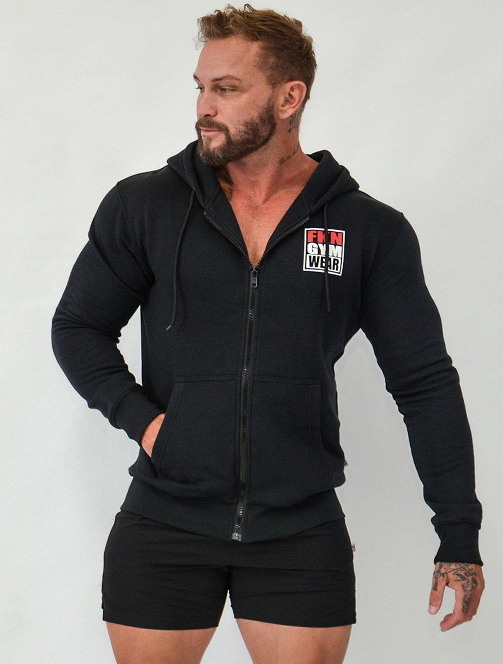 Gym Muscle Hoodie - Workout Hoodies Men | FKN Gym Wear