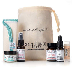 A gift set of facial products