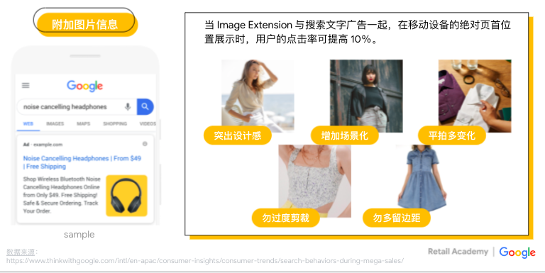 Image Extension帮助搜索广告提高曝光和点击率