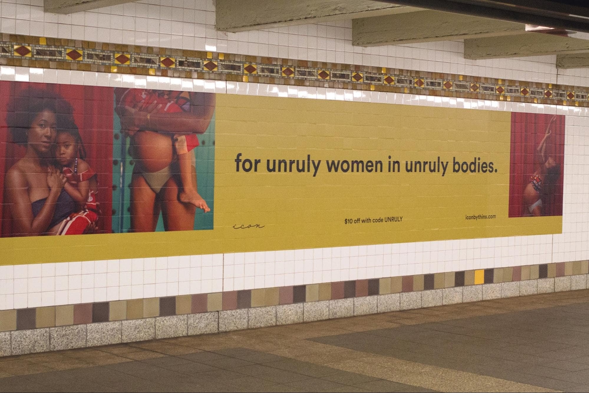 Thinx 地铁广告