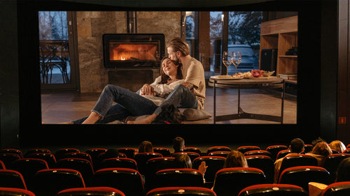 Immersed in the cinematic experience with native 4k projectors