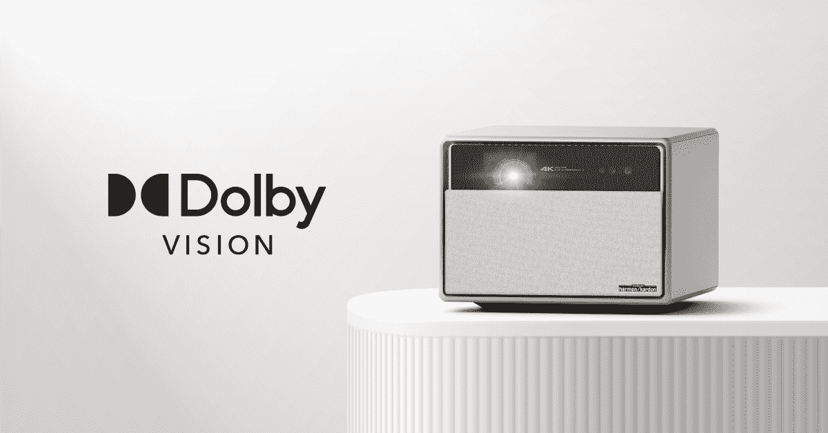 For movies and TV, the XGIMI HORIZON Ultra compact projector for iPhone supports 4K Dolby Vision.