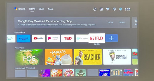Add Netflix to the Favourite Apps