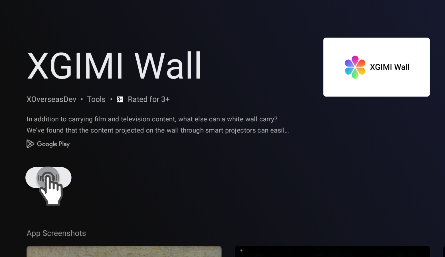 Step 2 - Install the XGIMI Wall