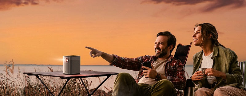 For an exciting Super Bowl party night, use the XGIMI Portable Projector MoGo Series.