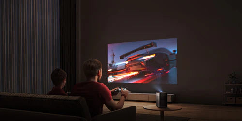 XGIMI Halo+ puede utilizarse para películas en pantalla grande o videojuegos.