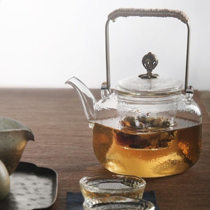 Heat-resistant Glass Teapot Double Wall Glass Teacup Clear Tea Pot Infuser  Qolong Tea Kettle Tea Different Flavors - AliExpress