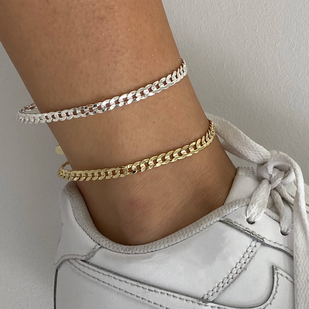 EVRYJEWELS Milan Anklet