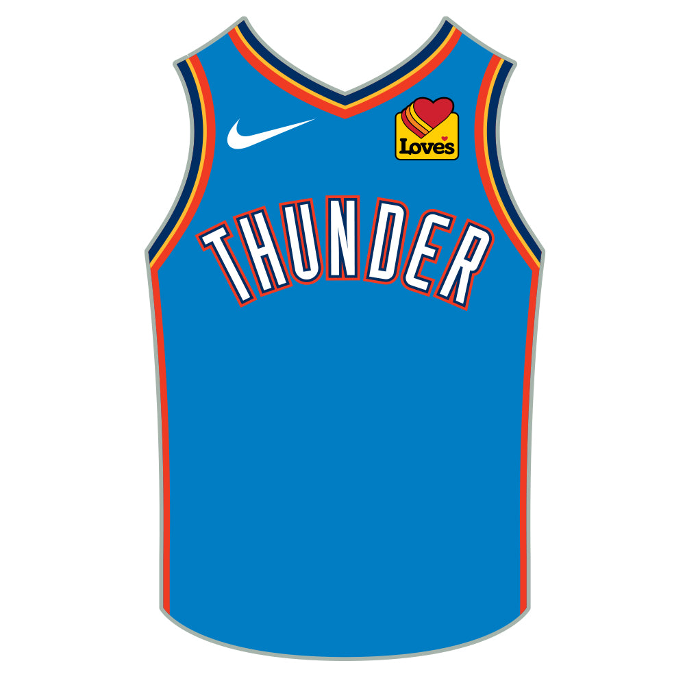 okc thunder jersey and shorts