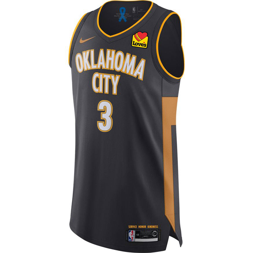 okc jersey grey