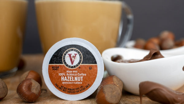 Victor Allen's Coffee Hazelnut, Medium Roast, Single Serve Coffee Pods for Keurig K-Cup Brewers