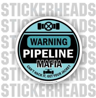 pipeline hard hat stickers