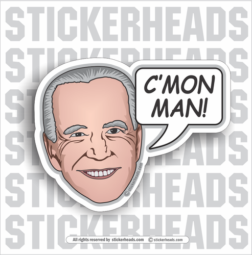 Joe Biden Jumpscare Sticker for Sale by smokelessmeth