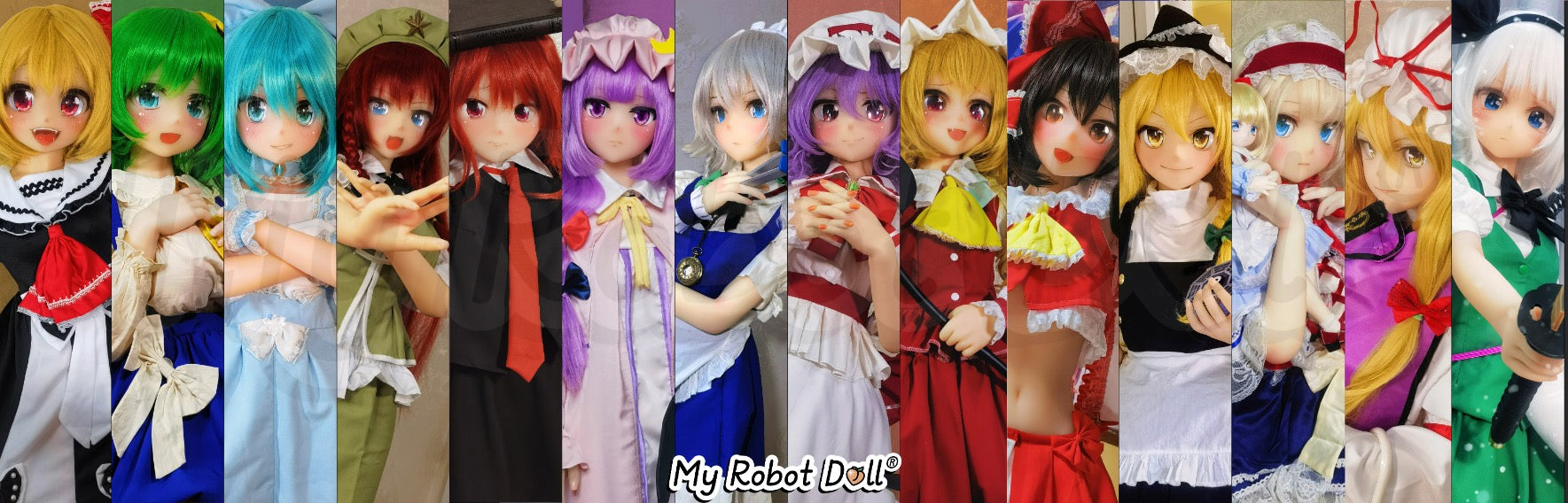 Aotume Anime Sex Dolls Touhou Project