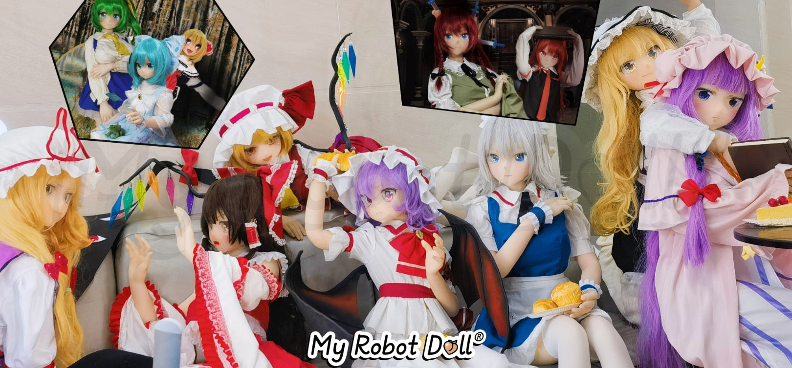 Aotume Anime Sex Dolls Touhou Project Combination