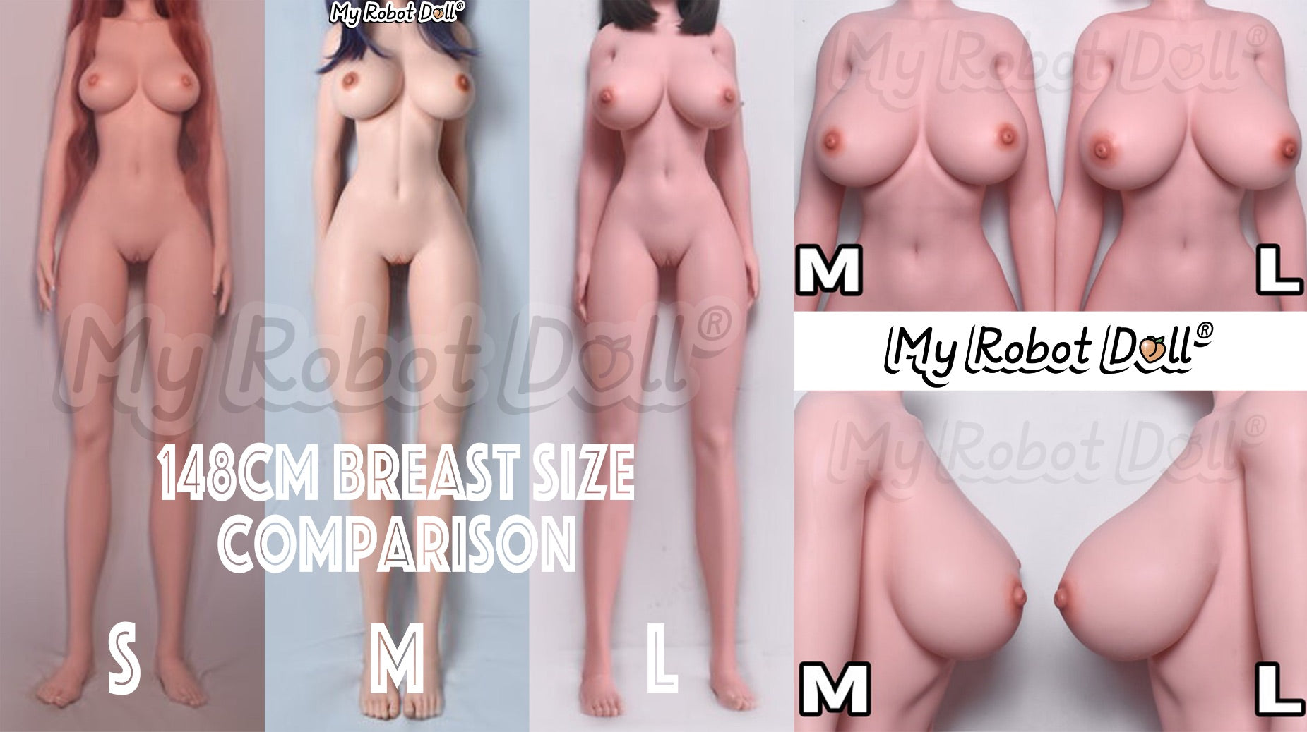 Elsa Babe 148cm breast comparison