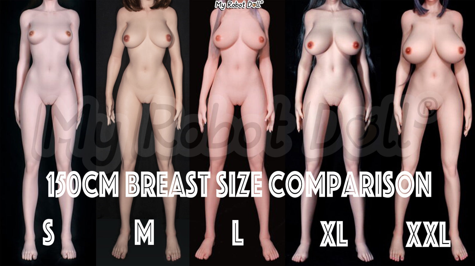 Elsa Babe 150cm breast comparison