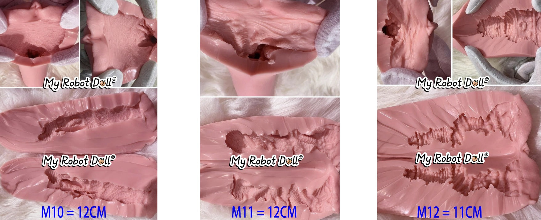 M10, M11, M12 Vagina Insert Textures