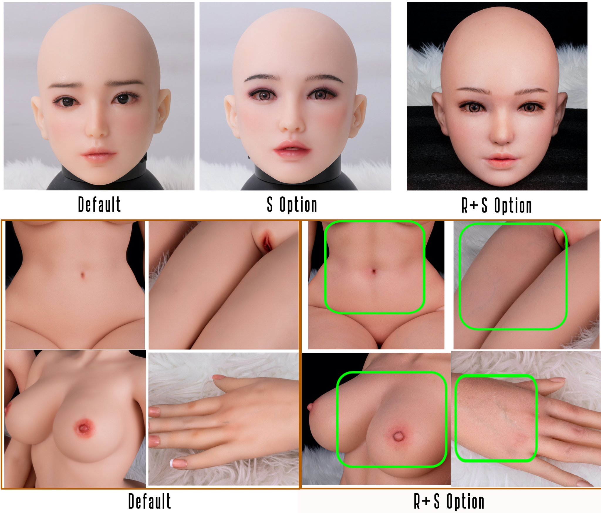 myrobotdoll.com Sino-doll R+S effect comparison