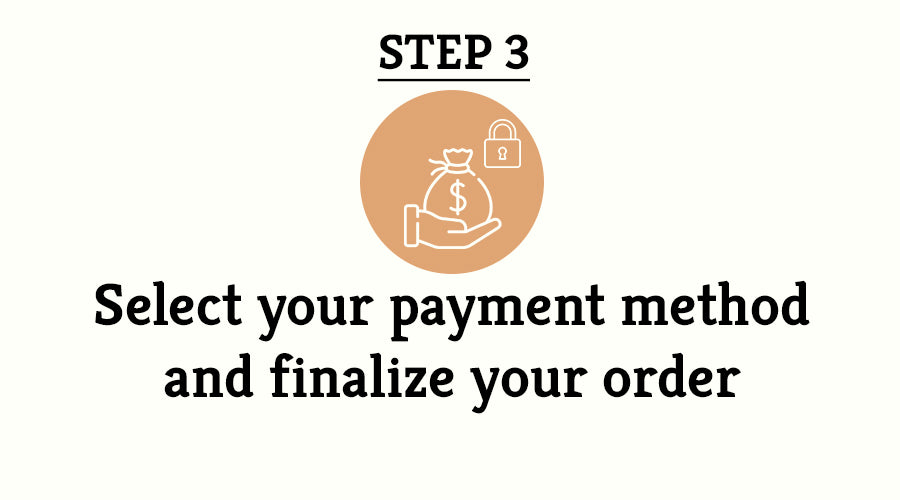 Step 3 Select your payment method