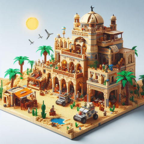 Lego MOC Desert Oasis