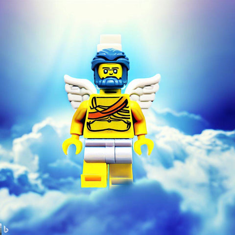 Lego minifigure angel