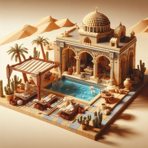 Lego MOC Desert Oasis