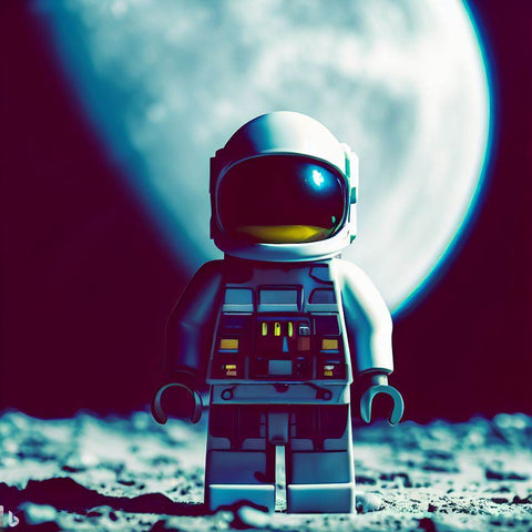Lego astronaut minifigure