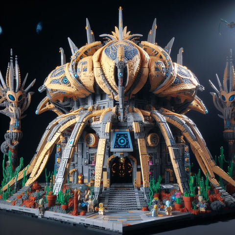 Lego Alien Temple MOC