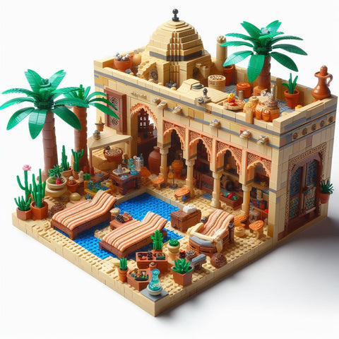 Lego MOC Desert Oasis