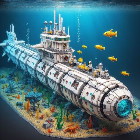Lego Atlantis Submarine MOC