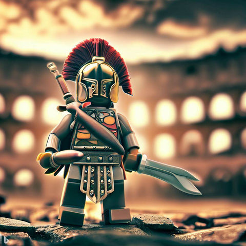 Lego minifigure gladiator