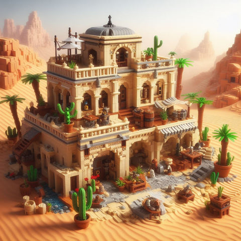 Lego MOC Desert Oasis